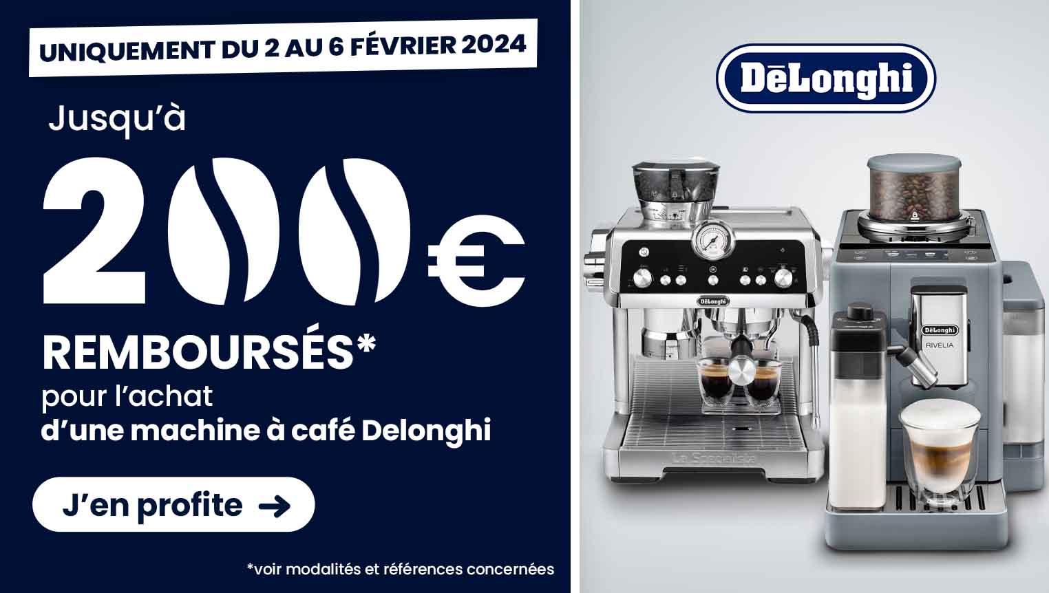 Toutes nos promotions De Longhi Groupe De Longhi moulin caf